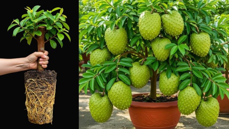 Dieser einfache Trick lässt deinen Säulu (Soursop) schneller wachsen als je zuvor…