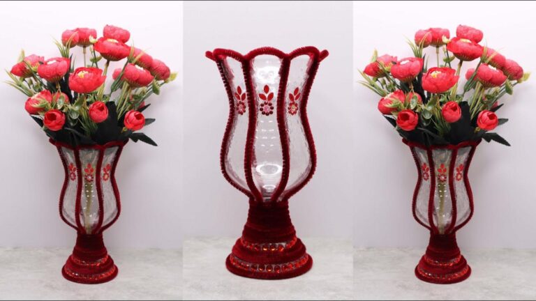 Diese einfache Idee verwandelt alte Plastikflaschen in wunderschöne Blumenvasen…