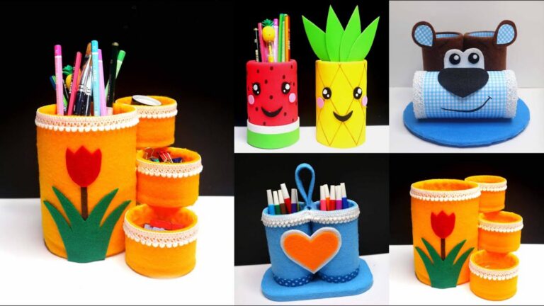 Dieser kreative Trick verwandelt alte Plastikflaschen in stylische Stiftehalter… entdecke wie!