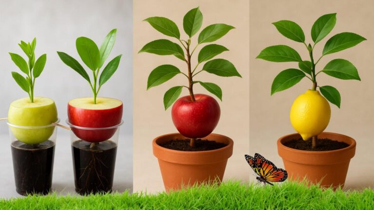 Dieser einfache Trick verwandelt Obst in lebendige Pflanzen … entdecke das erstaunliche