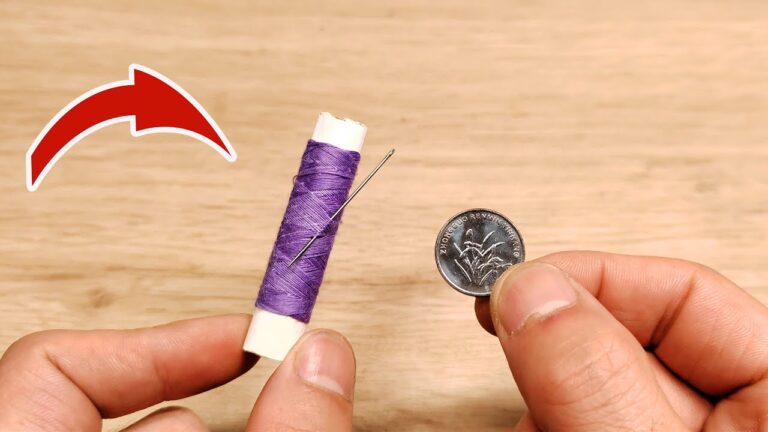 3 einfache Tricks, um Nadel und Faden in 1 Sekunde zu meistern!