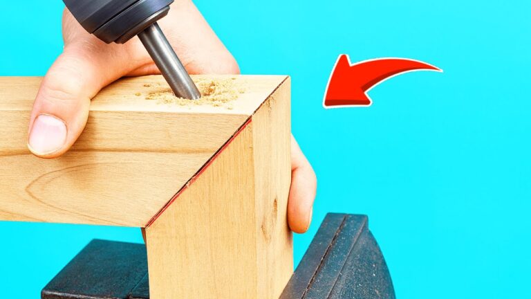 Eine kleine Bohrung, die 5 superstarke Holzverbindungen schafft! Entdecke die Technik!