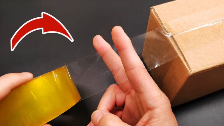 Mit 2 Fingern Klebeband schneiden – 5 geniale Tricks, die du sofort ausprobieren musst!