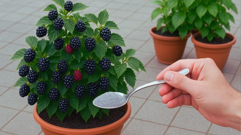 1 Löffel sorgt dafür, dass Pflanzen überquellen – So gelingt das Fruchwunder!