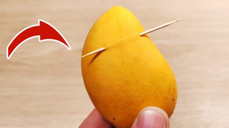 1 Zahnstocher für 1 Mango: So löst du ein großes Küchenproblem!