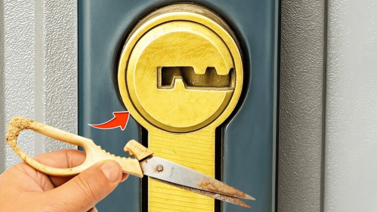 So verwandelst du alte Scheren in 1 Schlüssel für Notfälle – Einfach & schnell!