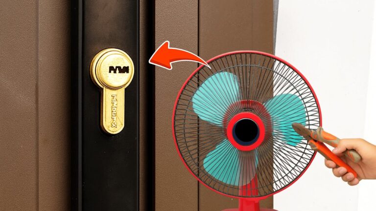 5 einfache Schritte: Notausgang ohne Schlüssel öffnen – So geht’s mit einem alten Ventilator!