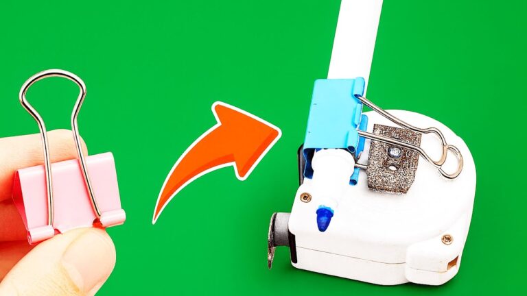 7 geniale Binder Clip Hacks, die dein Zuhause verwandeln werden!