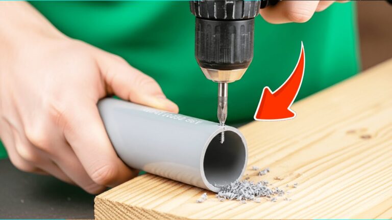 3 geniale Tricks für das Bohren von PVC, die jeder kennt – so einfach und effektiv!