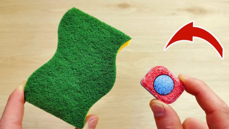 20 geniale Tipps zur richtigen Anwendung von Reinigungsschwämmen für müheloses Putzen!