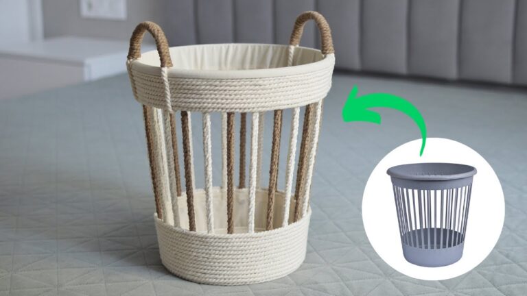 5 kreative Ideen für Rope Basket aus Plastik-Eimern gestalten!