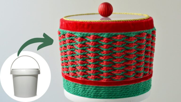 7 kreative Ideen für deinen DIY Rope Storage Basket im Weihnachts-Stil!