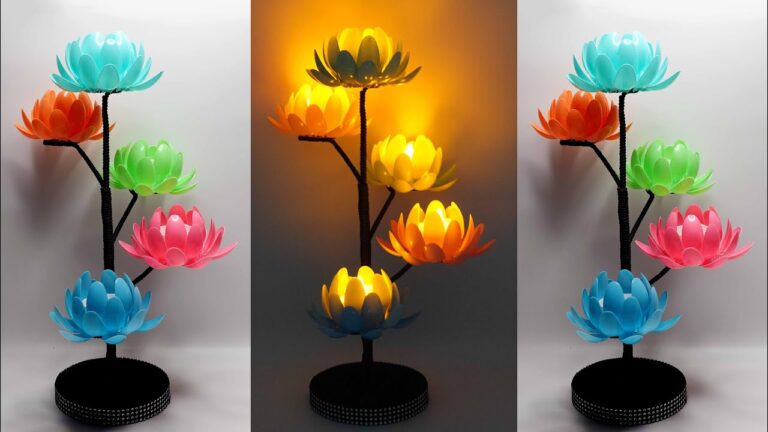 10 kreative DIY-Ideen aus Plastiklöffeln für einzigartige Kerzenhalter