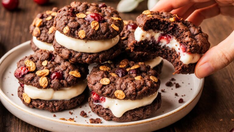 5 Minuten für zuckerfreie Haferkekse mit Kirschen – dein Geheimnis für Gewichtsverlust!