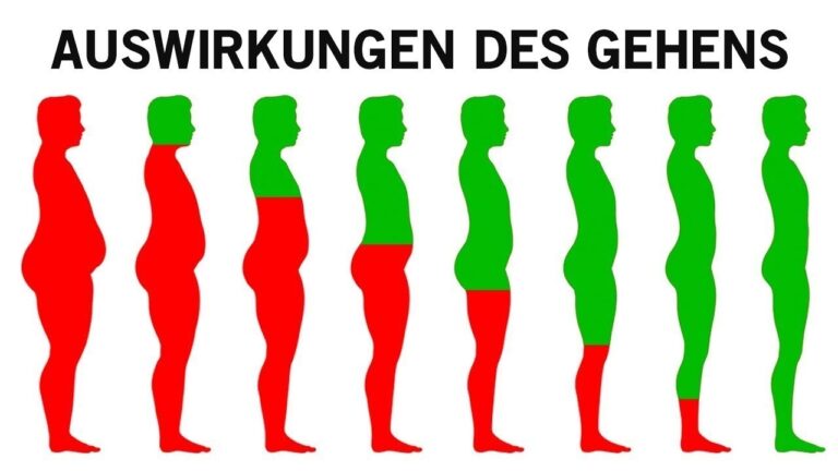 8 faszinierende Veränderungen für deinen Körper durch tägliches Gehen!