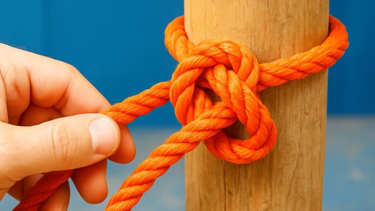 15 nützliche Knoten, die dein Leben verändern werden – entdecke sie jetzt!