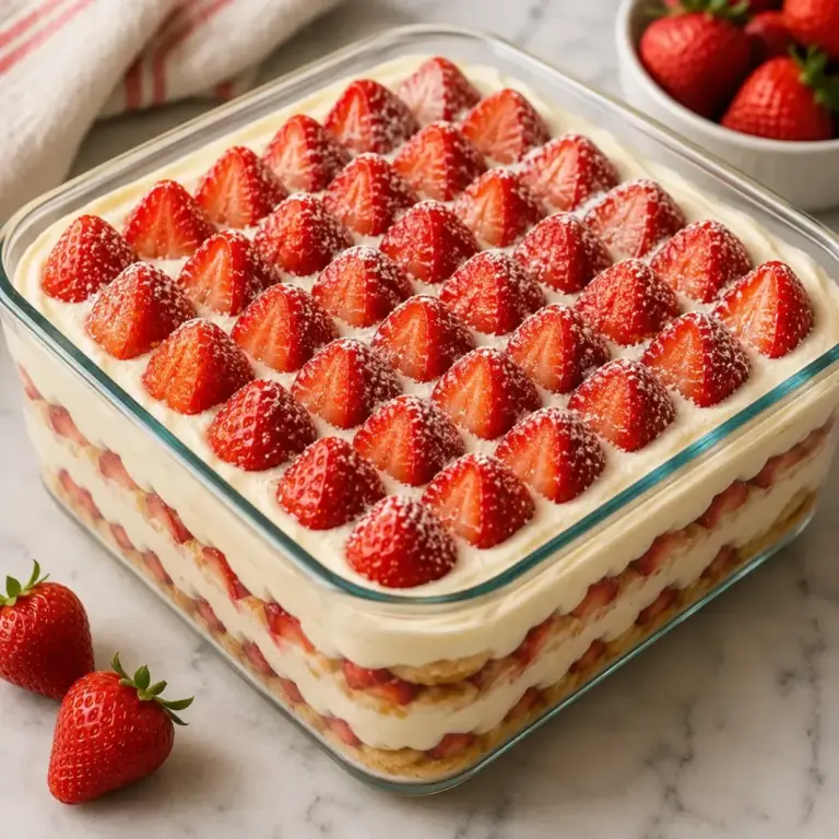Das Geheimnis des erfrischenden Erdbeer-Tiramisu für den Sommer