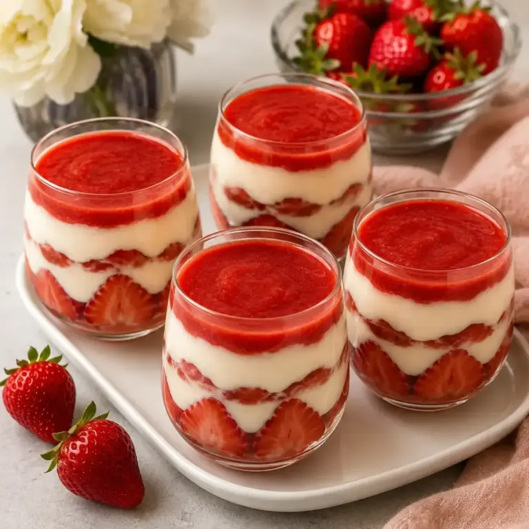 Tiramisu im Glas mit Erdbeeren: Ein frisches und leichtes Dessert