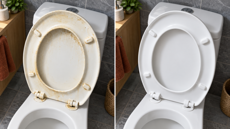 Ihre Toilette hat ihren Glanz verloren? Hier ist eine Möglichkeit, ihn aufzufrischen