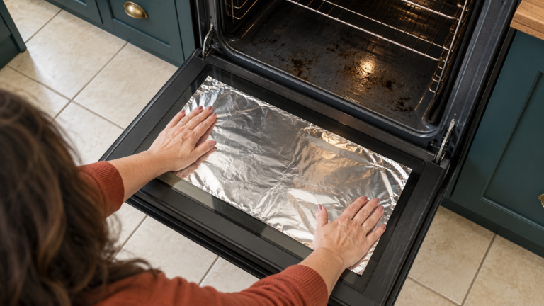Ein saubererer Backofen mit Aluminium? Entdecken Sie diese Methode